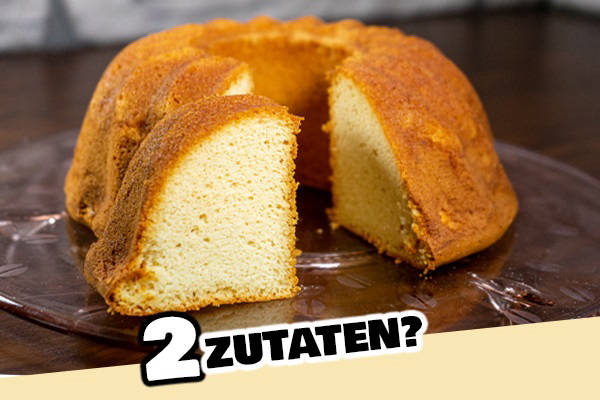 2 Zutaten Gugelhupf