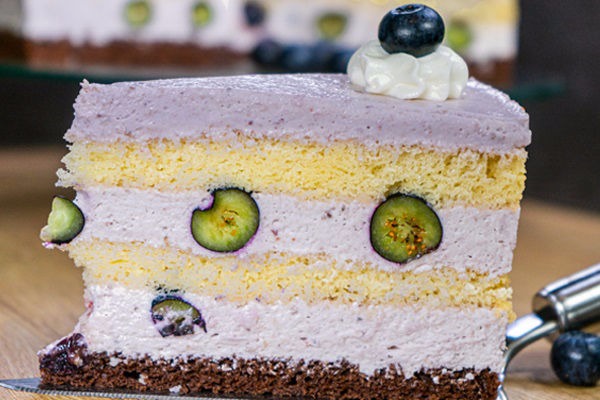 Fruchtiges 💜 Frühlingserwachen | Heidelbeer Käsesahne Torte