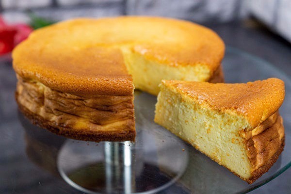 Käsekuchen ohne Boden