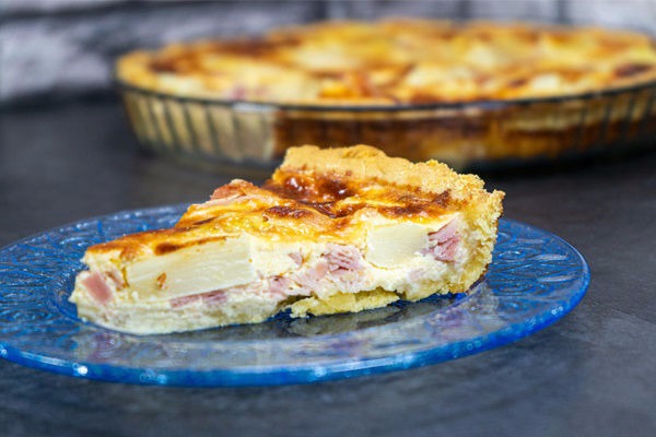 Quiche mit Spargel und Schinken Rezept