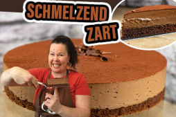 Schokoladen Torte mit Schuss